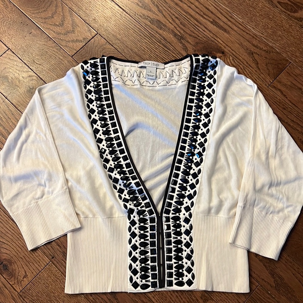 White House Black Market Holiday Cardigan